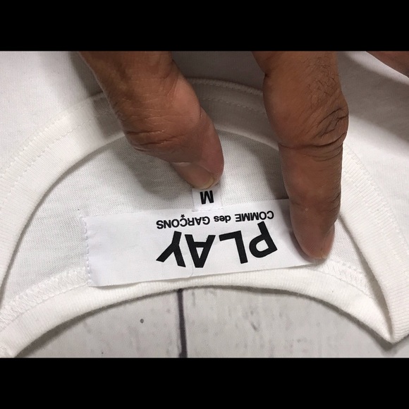 Comme Des Garçons PLAY Camo Heart Tee - Picture 5 of 8